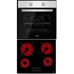 Teka HCB 6515 + TBC 64010 Φούρνος άνω Πάγκου 70lt με Κεραμικές Εστίες Π59.5εκ. Inox Teka HCB 6515 + TBC 64010 Φούρνος άνω Πάγκου 70lt με Κεραμικές Εστίες Π59.5εκ. Inox
